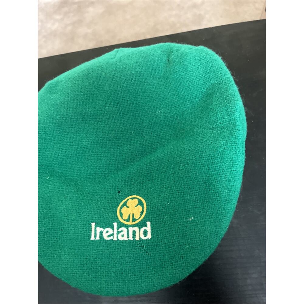 Hanna Hats Donegal Town Ireland Mens Green Newsboy Cap Size Medium - Picture 3 of 8